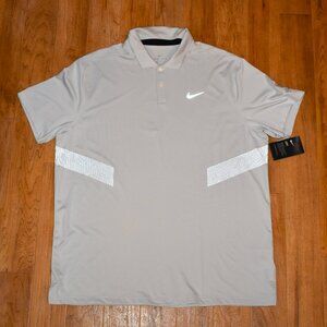 NWT Nike Dri Fit Gray Arizona Biltmore Golf Club Polo Shirt Sz XL